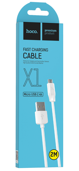 Hoco X1 Rapid Fast Charging Data Cable USB A to Micro (Length 2M)