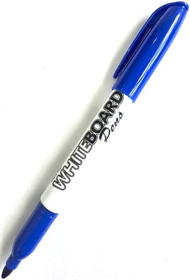 Helix Whiteboard Marker, Round Tip, Blue
