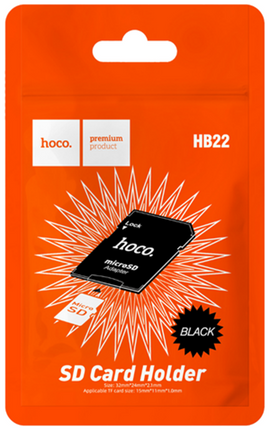 Hoco HB22 SD Card Holder, BLACK