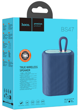 Hoco BS47 Uno Sports True Wireless BT Speaker, NAVY BLUE
