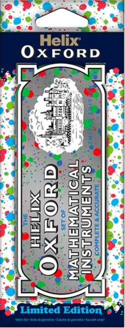 Helix Oxford Mathematical Instruments, Limited Edition, Splash Red/Green/Blue