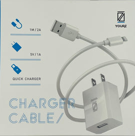SMS Yourz iPhone Charger Cable Set, 1M, 5V