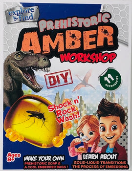 Explore & Find Activity Kit, DIY Prehistoric Amber Soap