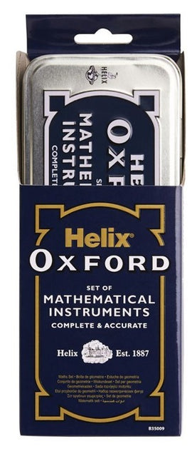 Helix Oxford Geometry Set with Mathematical Instruments