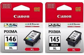 Canon Original XL Inkjet Cartridge SET (145 Black, 146 Color)
