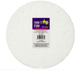 Foam Board Disc, 8" Diameter x 1" Height