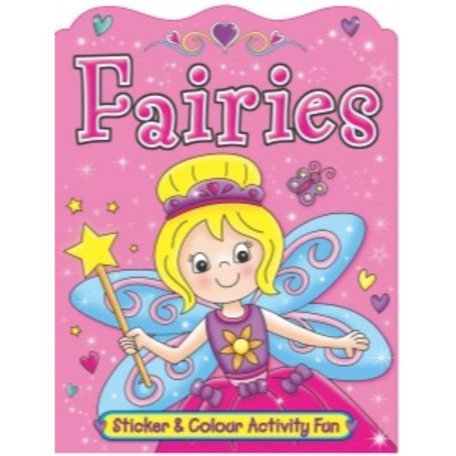 Fairies Sticker and Colour Activity Fun, Book 1