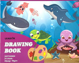 Leader Drawing Book 12in x 10in, 24 Sheets, Assorted Patterns