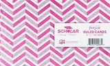 Scholar Index Ruled Record Cards, White, 5x8, 100 cards