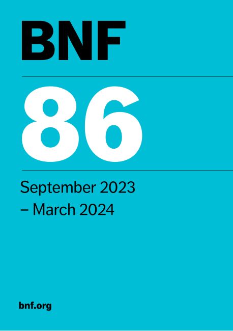 British National Formulary (BNF) 86, September 2023-March 2024