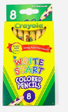 Crayola, Colored Pencils, Write Start, 8ct