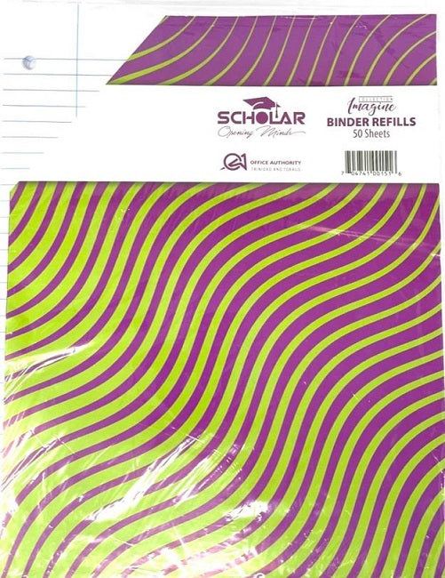 Scholar Binder Refill Pages, 50 sheets