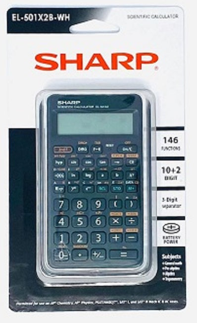 Sharp Function Sharp Scientific Calculator EL-501, 146 functions, Battery Operated ...