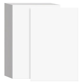 Bristol Board, Letter Size, 8.5 x 11, 180gm, Pack of 100 sheets, WHITE