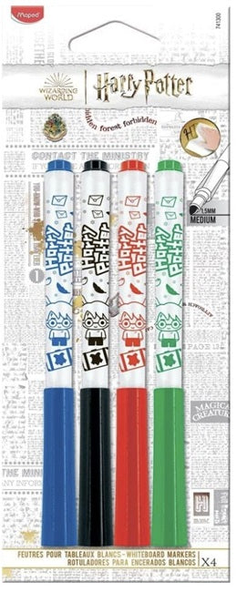 Harry Potter Whiteboard Markers, 4ct