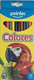 Pointer Coloured Pencils, 12count