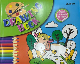 Leader Drawing Book 12 x 10 in, 20 Sheets/40 pages