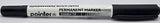 Pointer Double Tip Permanent Marker, BLACK