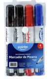 Pointer Whiteboard Marker Bundle, 4 Pack