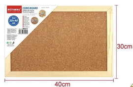 Cork Board, in Wooden Frame 30cm x 40cm