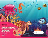Leader Drawing Book,10in x 8in, 24 Sheets, Ocean Series Assorted Patterns