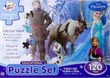 Educational Puzzle, 120 pieces, Assorted Designs (Disney Frozen, Spiderman, Cars, Barbie, Snow White)