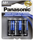 Panasonic AA Super Heavy Duty Battery, Pack of 4