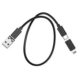 Hoco U114 Treasure Box Storage Charging Data Cable Set, Black