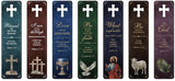 Bible Verse Book Mark, Double Sided with Cross