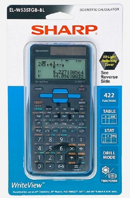 Sharp Scientific Calculator with large digital screen, 422 functions ...