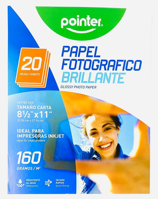 Pointer Glossy Photo Paper, 20 sheets