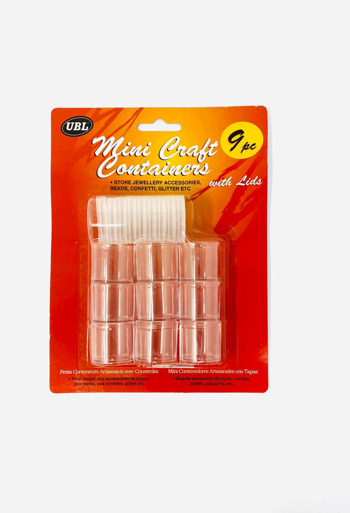 Mini Craft Containers, 9pc set