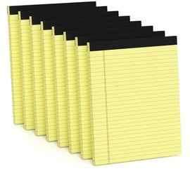 Pro Office, Small Writing Pad, Yellow, 5x8in, 40 sheets, Single Unit