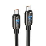 Hoco U143 Joy 240W Charging Data Cable C To C, Black