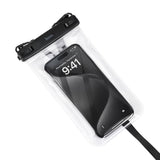 Hoco HX52 Transparent Mobile Phone Waterproof Bag, Transparent