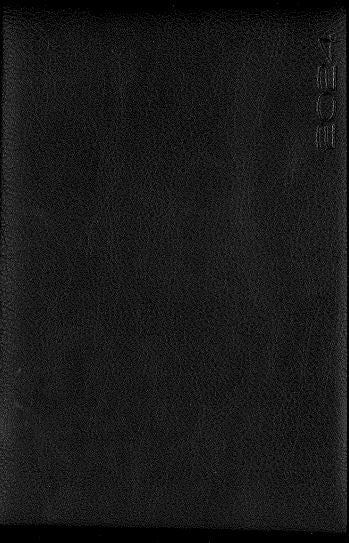 2024 Diary and Planner, 8"x 6", A5,  BLACK