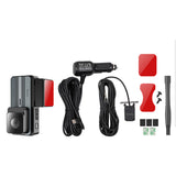 Hoco DV12 Driving Recorder 2K Display GPS (With Rear Camera), Silvery Gray