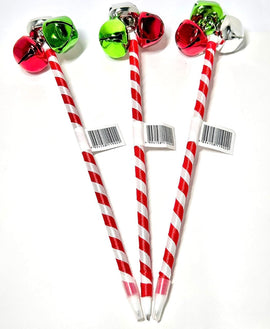 Jingle Bell Candy Stripe Christmas Pen