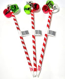 Jingle Bell Candy Stripe Christmas Pen