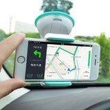 Hoco CA5 Suction Disc Mobile Phone Car Holder, WHITE & TEAL