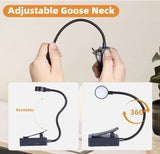 Rechargeable Clip On Reading Book Light, Black
