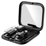Hoco U114 Treasure Box Storage Charging Data Cable Set, Black