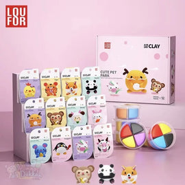 Loufor Cute Pet Park, Air Dry Clay Set, Assorted Patterns, 1 piece