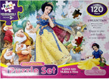 Educational Puzzle, 120 pieces, Assorted Designs (Disney Frozen, Spiderman, Cars, Barbie, Snow White)
