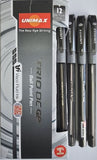 Unimax Trio DC GP 0.7MM Fine Ballpoint Pen, BLACK - Box of 12