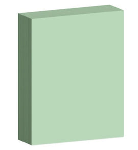 Bristol Board, Letter Size, 8.5 x 11, 180gm, Pack of 100 sheets, GREEN