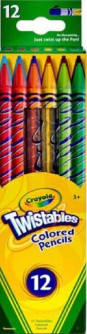 Crayola, Colored Pencils,Twistables, 12count