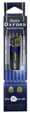 Helix Oxford, Ballpoint Pen, 1.0mm, BLUE, Box of 6 Pens