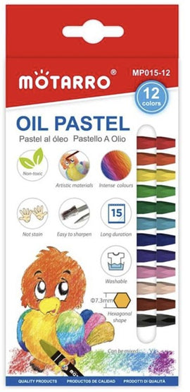 Oil Pastels, 12 colours