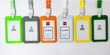 Vertical ID Card Holder with Lanyard, Assorted Colours